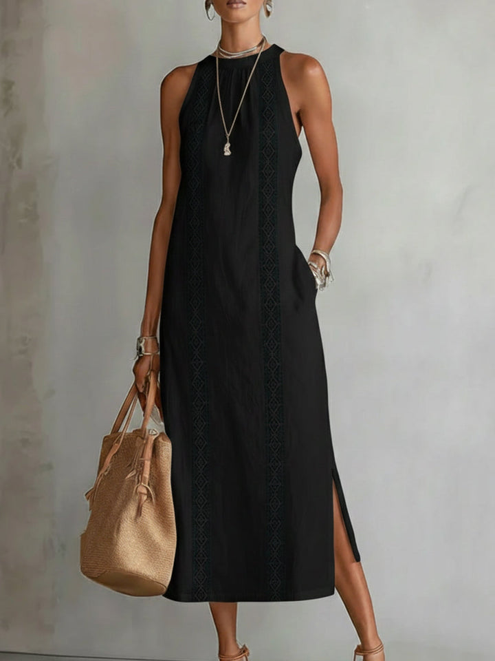 Clara™ | Relaxed Linen Midi Dress