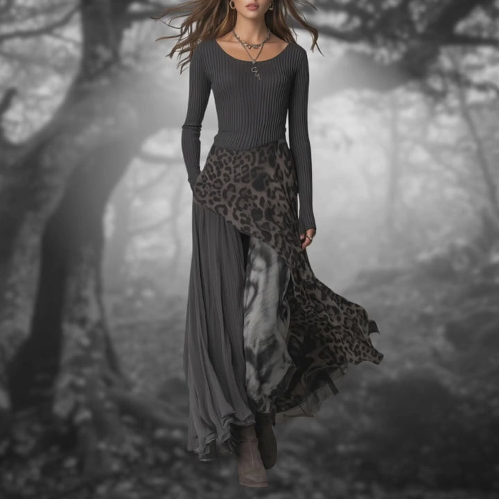 NKEM™ | Leopard Maxi Dress